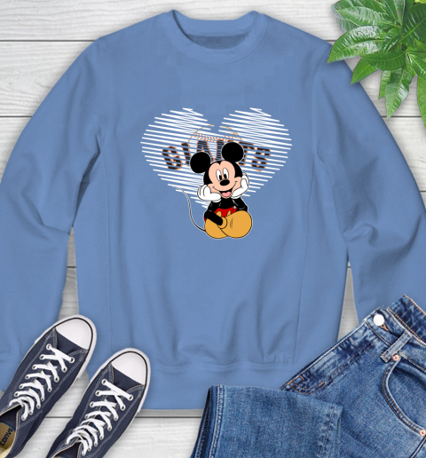 MLB San Francisco Giants The Heart Mickey Mouse Disney Baseball T Shirt_000 Sweatshirt 11