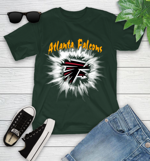 Atlanta Falcons NFL Football Adoring Fan Rip Sports Youth T-Shirt 5
