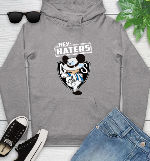 NBA Hey Haters Mickey Basketball Sports Brooklyn Nets Youth Hoodie 6