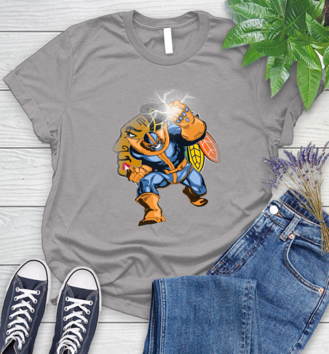 Chicago Blackhawks NHL Hockey Thanos Avengers Infinity War Marvel Women's T-Shirt 5