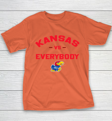Kansas Jayhawks Vs Everybody Youth T-Shirt 2
