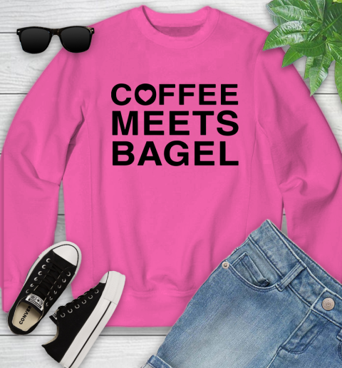 Coffee meets bagel Youth Sweatshirt 3