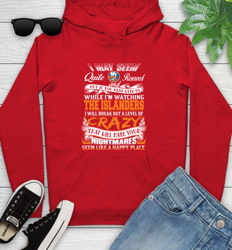 New York Islanders NHL Hockey Don't Mess With Me While I'm Watching My Team Youth Hoodie 12