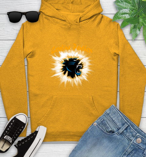 Carolina Panthers NFL Football Adoring Fan Rip Sports Youth Hoodie 2