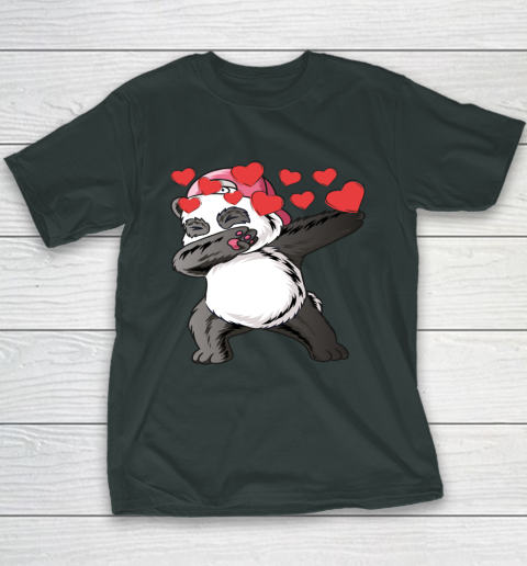 VALENTINE HEART bear DABBING PANDA Youth T-Shirt 12