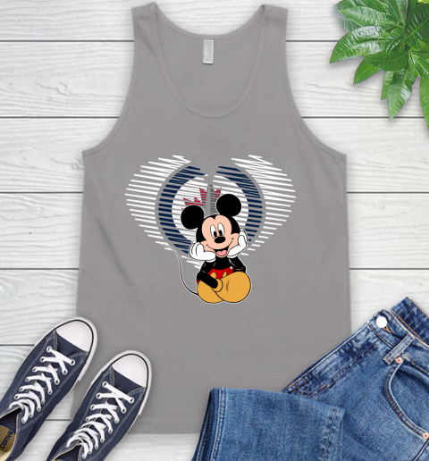 NHL Winnipeg Jets The Heart Mickey Mouse Disney Hockey Tank Top 3