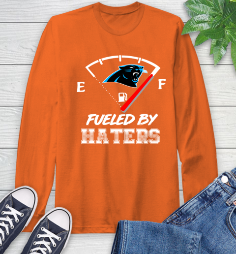 Carolina Panthers NFL Football Fueled By Haters Sports Long Sleeve T-Shirt 4