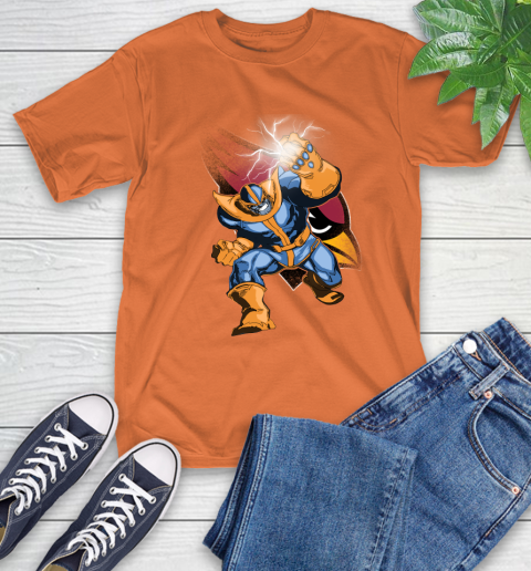 Arizona Cardinals NFL Football Thanos Avengers Infinity War Marvel T-Shirt 4
