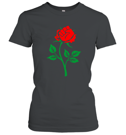 Women_s Rights Rose Resist Hands Up Fist T Shirt ah my shirt Women T-Shirt