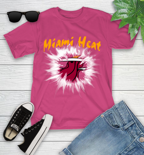 Miami Heat NBA Basketball Rip Sports Youth T-Shirt 11