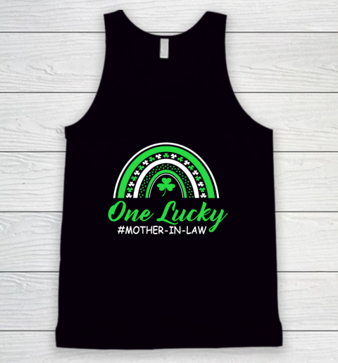 Rainbow One Lucky Mother in law St Patricks Day Gift Tank Top