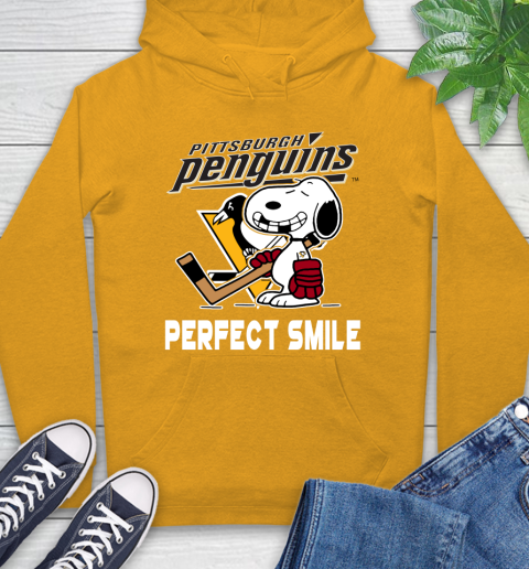 NHL Pittsburgh Penguins Snoopy Perfect Smile The Peanuts Movie Hockey T Shirt Hoodie 2