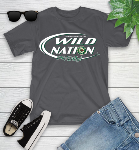 NHL A True Friend Of The Minnesota Wild Dilly Dilly Hockey Sports Youth T-Shirt 6