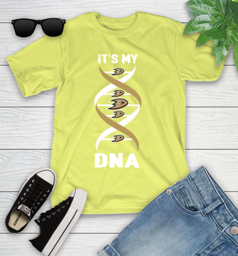 Anaheim Ducks NHL Hockey It's My DNA Sports Youth T-Shirt 10