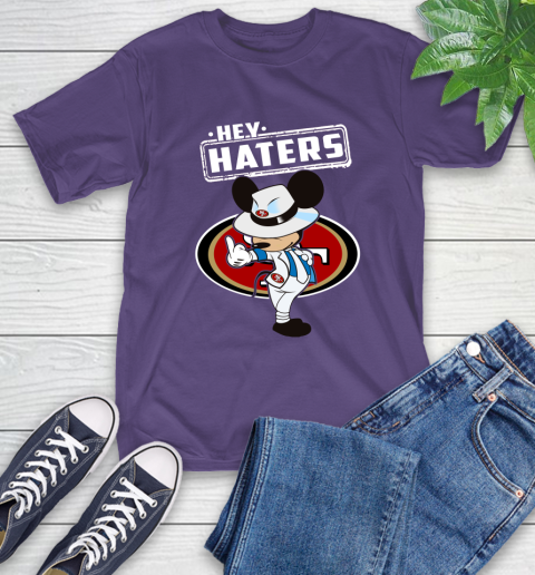 NFL Hey Haters Mickey Football Sports San Francisco 49ers T-Shirt ...