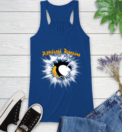 Pittsburgh Penguins NHL Hockey Adoring Fan Rip Sports Racerback Tank 8