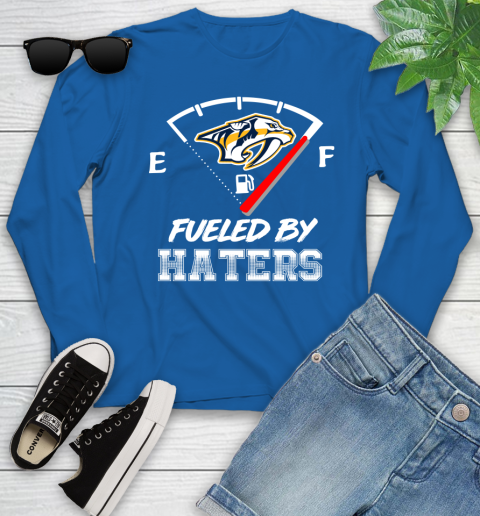 Nashville Predators NHL Hockey Fueled By Haters Sports Youth Long Sleeve 10
