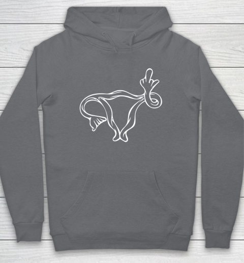 Middle Finger Uterus Hoodie 3