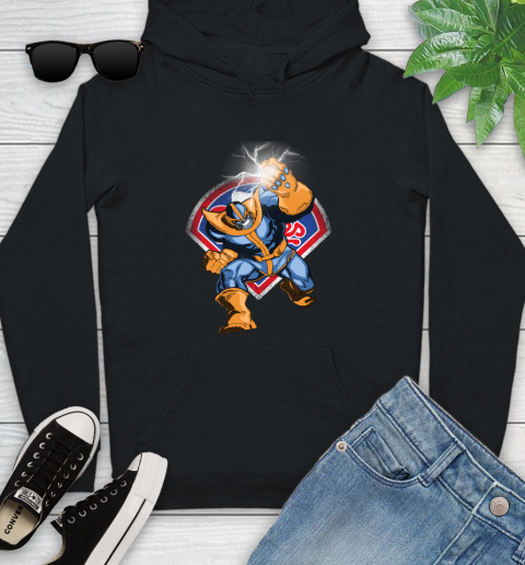 Philadelphia Phillies MLB Baseball Thanos Avengers Infinity War Marvel Youth Hoodie