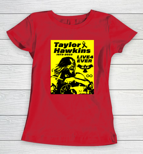 Taylor Hawkins Shirt RIP Foo Fighters Drummer 1972  2022 Women's T-Shirt 7