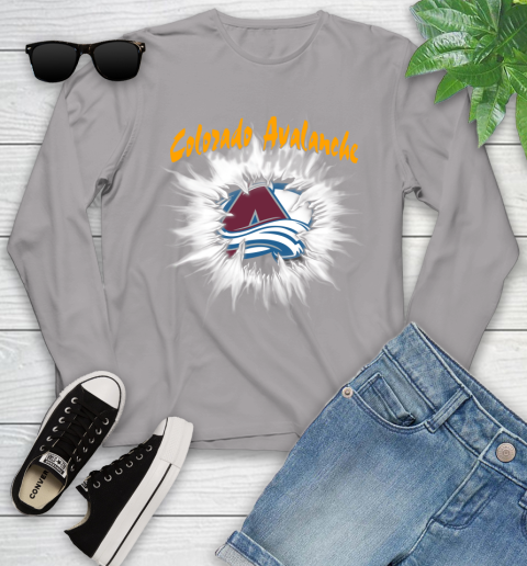 Colorado Avalanche NHL Hockey Adoring Fan Rip Sports Youth Long Sleeve 5