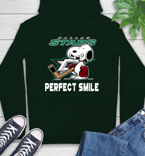 NHL Dallas Stars Snoopy Perfect Smile The Peanuts Movie Hockey T Shirt Hoodie 12