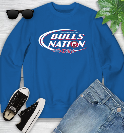 NBA A True Friend Of The Chicago Bulls Dilly Dilly Basketball Sports Youth Sweatshirt 7