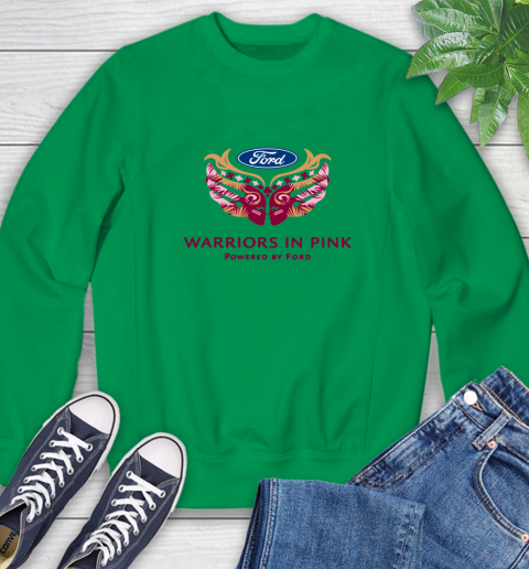 Ford cares warriors in pink Sweatshirt 4