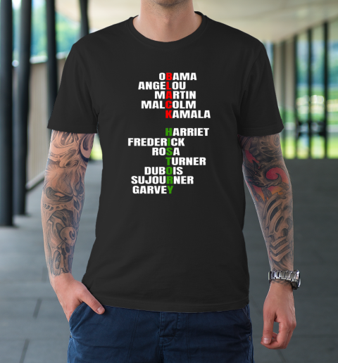 Obama Angelou Inspirational African Black History Month T-Shirt