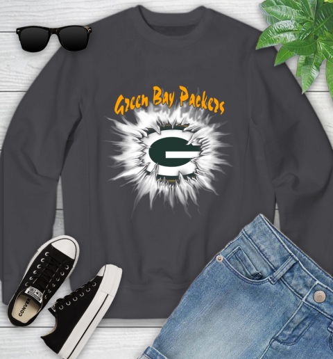 Green Bay Packers NFL Football Adoring Fan Rip Sports Youth Sweatshirt 5
