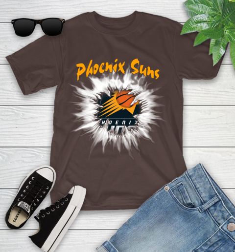 Phoenix Suns NBA Basketball Rip Sports Youth T-Shirt 7
