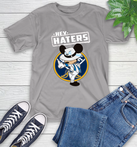 NHL Hey Haters Mickey Hockey Sports Buffalo Sabres T-Shirt 6