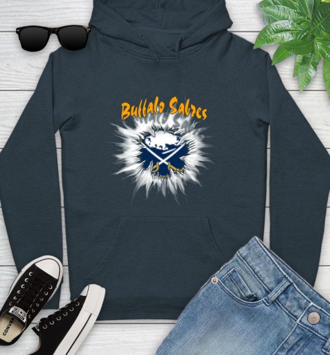 Buffalo Sabres NHL Hockey Adoring Fan Rip Sports Youth Hoodie 10
