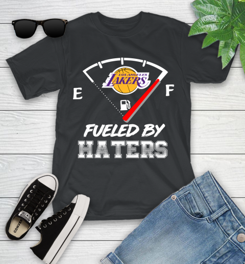 Los Angeles Lakers NBA Basketball Fueled By Haters Sports Youth T-Shirt