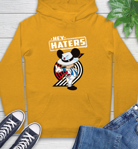 NBA Hey Haters Mickey Basketball Sports Portland Trail Blazers Hoodie 2