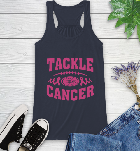 San Francisco 49ers Tackle Breast Cancer Racerback Tank 12