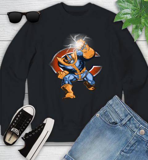 Chicago Bears NFL Football Thanos Avengers Infinity War Marvel Youth Sweatshirt