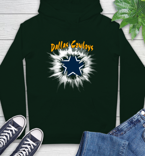 Dallas Cowboys NFL Football Adoring Fan Rip Sports Hoodie 12