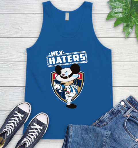 NHL Hey Haters Mickey Hockey Sports Florida Panthers Tank Top 4
