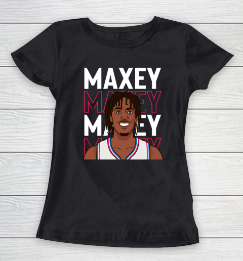 Tyrese Maxey Shirt  Funny Basketball Lover Women's T-Shirt