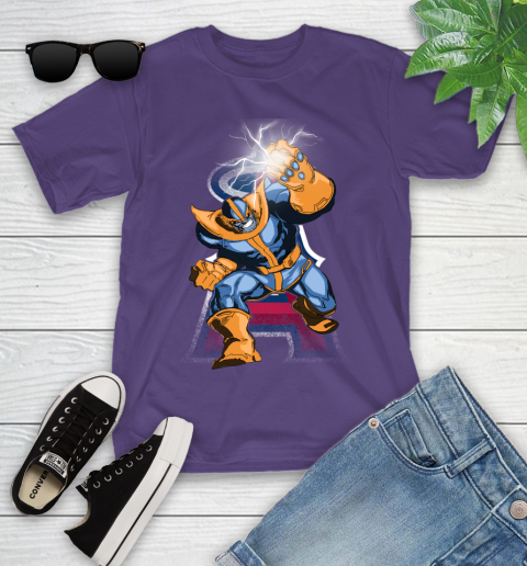 Los Angeles Angels MLB Baseball Thanos Avengers Infinity War Marvel Youth T-Shirt 3