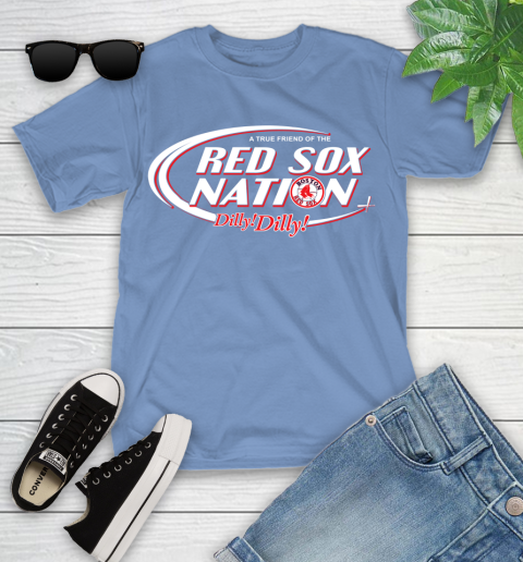 MLB A True Friend Of The Boston Red Sox Dilly Dilly Baseball Sports Youth T-Shirt 15