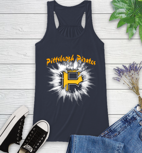 Pittsburgh Pirates MLB Baseball Adoring Fan Rip Sports Racerback Tank 10