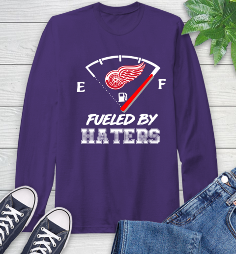 Detroit Red Wings NHL Hockey Fueled By Haters Sports Long Sleeve T-Shirt 5