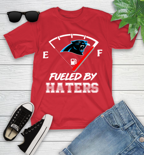 Carolina Panthers NFL Football Fueled By Haters Sports Youth T-Shirt 13