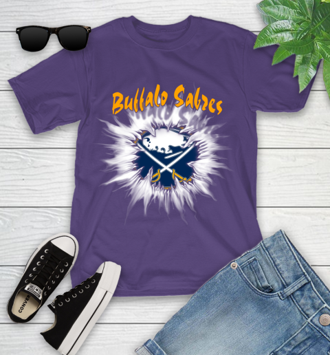 Buffalo Sabres NHL Hockey Adoring Fan Rip Sports Youth T-Shirt 3