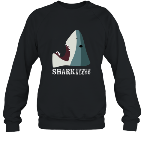 Shark Stepping On Toy Funny Internet Humor Meme T Shirt Sweatshirt