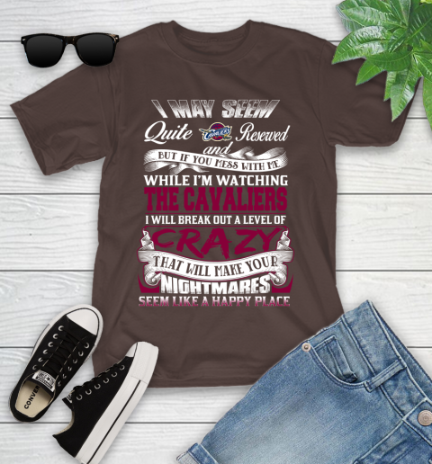 Cleveland Cavaliers NBA Basketball Don't Mess With Me While I'm Watching My Team Youth T-Shirt 7