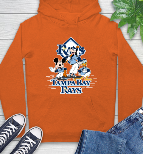MLB Tampa Bay Rays Mickey Mouse Donald Duck Goofy Baseball T Shirt Hoodie 4