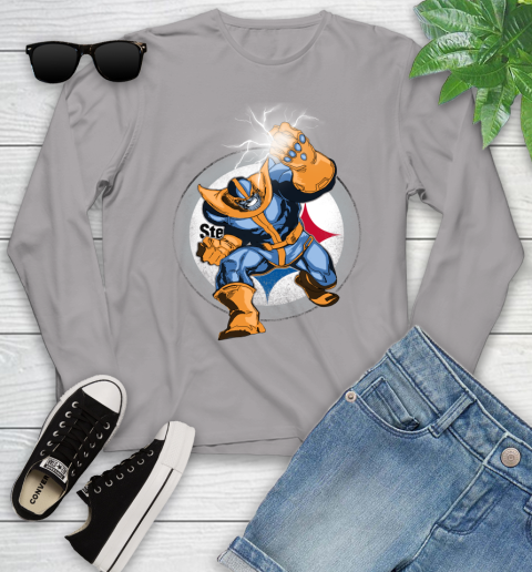 Pittsburgh Steelers NFL Football Thanos Avengers Infinity War Marvel Youth Long Sleeve 5